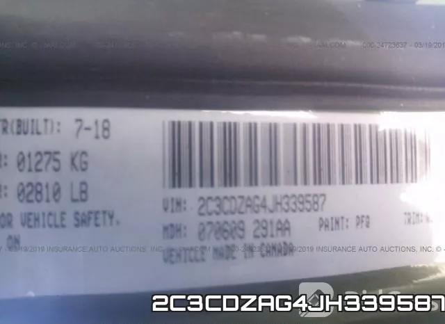 2C3CDZAG4JH339587 фото 10