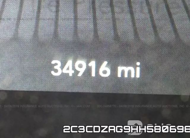 2C3CDZAG9HH580698 фото 8