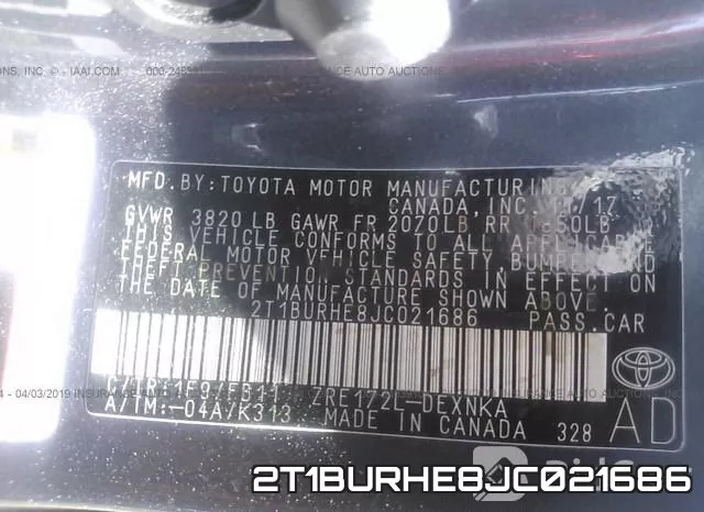 2T1BURHE8JC021686 фото 10