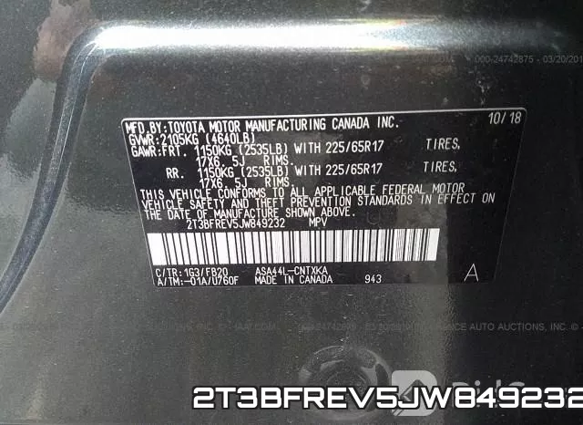 2T3BFREV5JW849232 фото 10