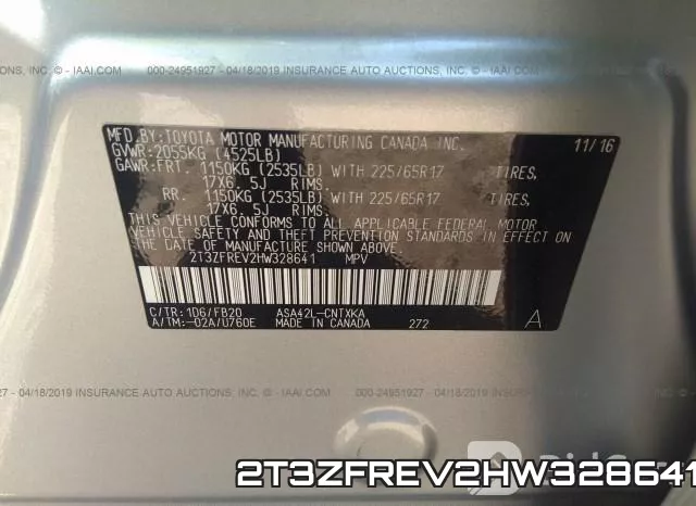 2T3ZFREV2HW328641 фото 10