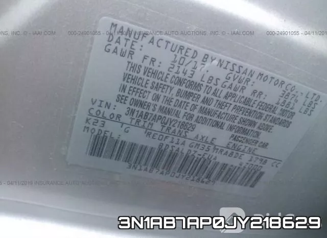 3N1AB7AP0JY218629 фото 10