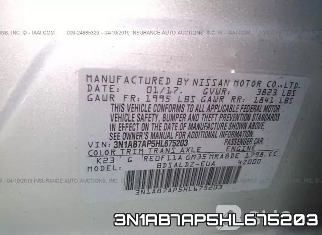 3N1AB7AP5HL675203 фото 10