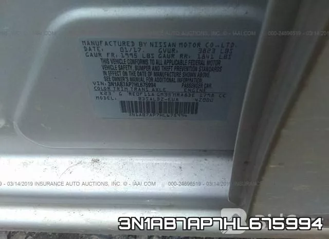 3N1AB7AP7HL675994 фото 9