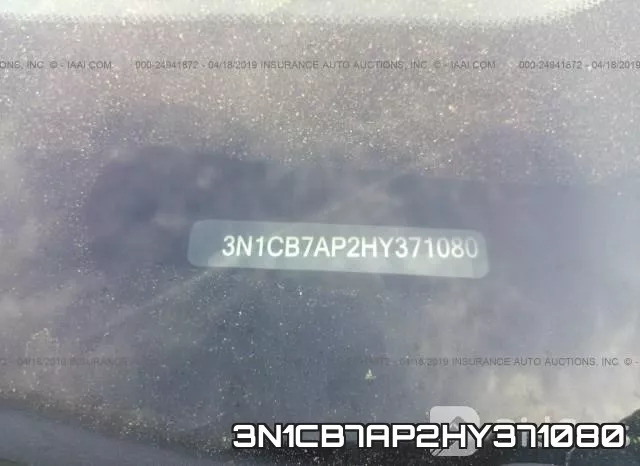 3N1CB7AP2HY371080 фото 10