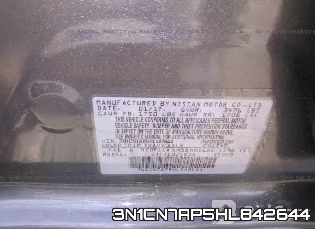 3N1CN7AP5HL842644 фото 10
