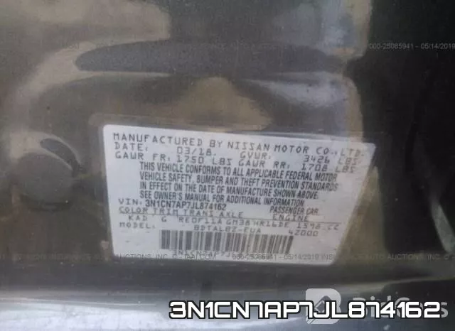 3N1CN7AP7JL874162 фото 10