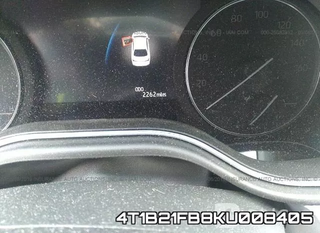4T1B21FB8KU008405 фото 8