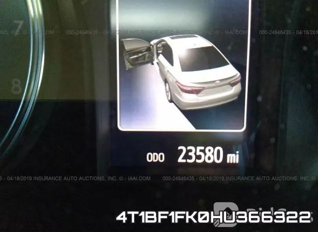 4T1BF1FK0HU366322 фото 8