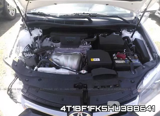 4T1BF1FK5HU388641 фото 2