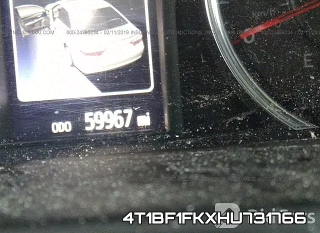 4T1BF1FKXHU731766 фото 8