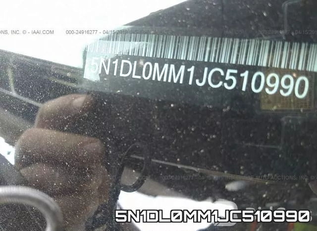 5N1DL0MM1JC510990 фото 10