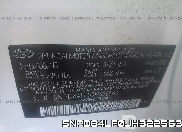 5NPD84LF0JH322563 фото 9
