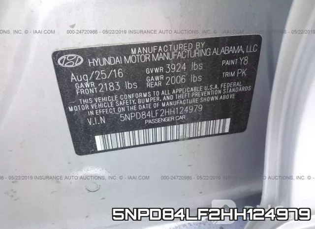 5NPD84LF2HH124979 фото 10