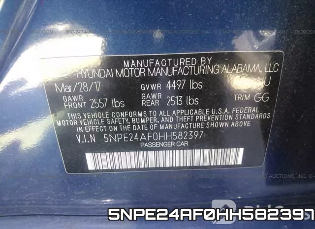 5NPE24AF0HH582397 фото 10