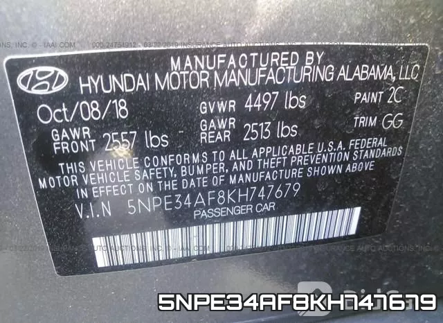 5NPE34AF8KH747679 фото 10