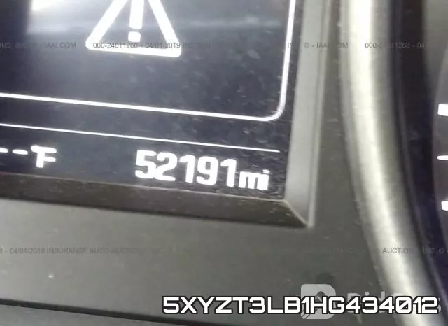 5XYZT3LB1HG434012 фото 8