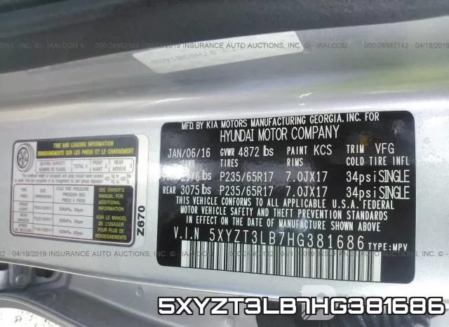 5XYZT3LB7HG381686 фото 10