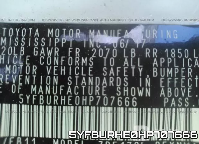 5YFBURHE0HP707666 фото 10