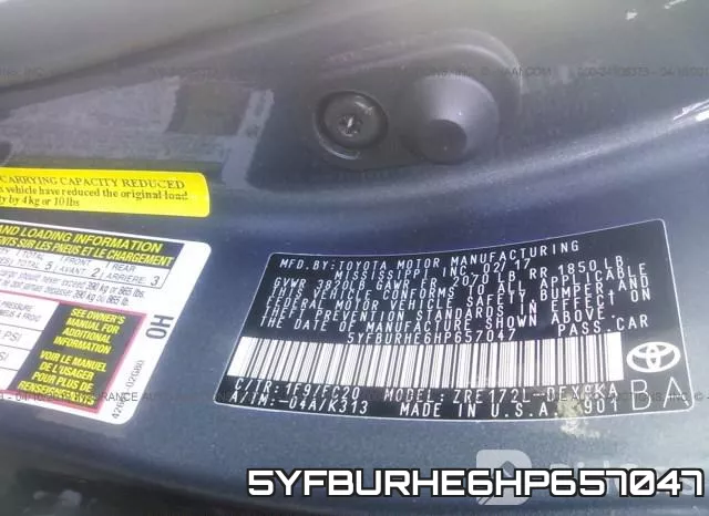 5YFBURHE6HP657047 фото 10