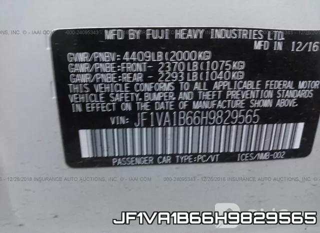 JF1VA1B66H9829565 фото 10