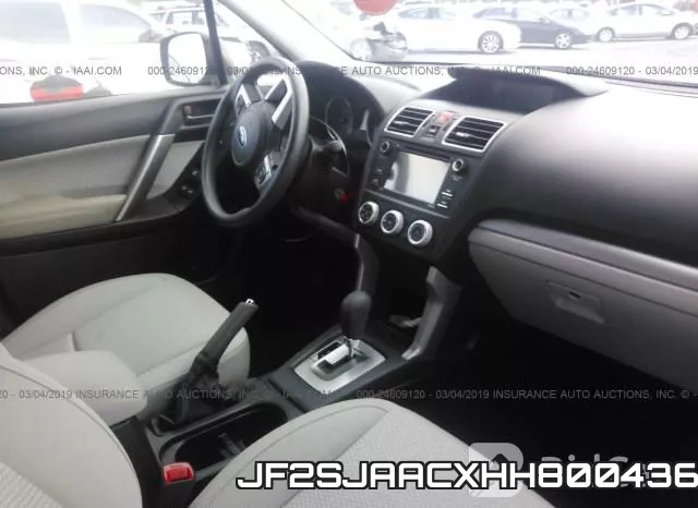 JF2SJAACXHH800436 фото 6