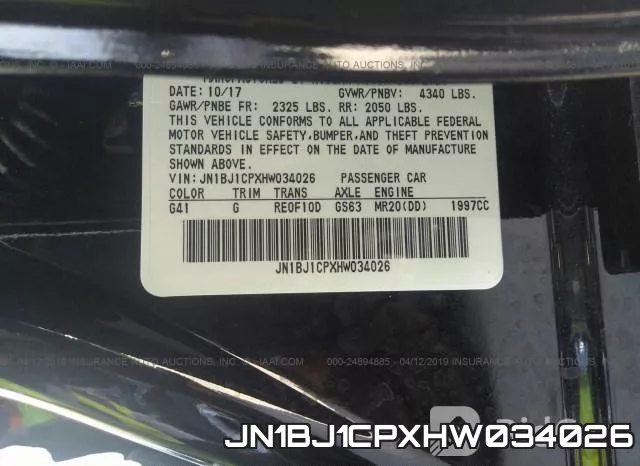 JN1BJ1CPXHW034026 фото 10