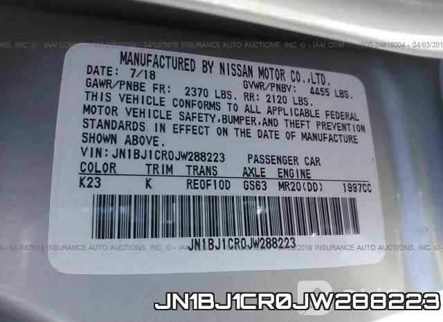 JN1BJ1CR0JW288223 фото 10