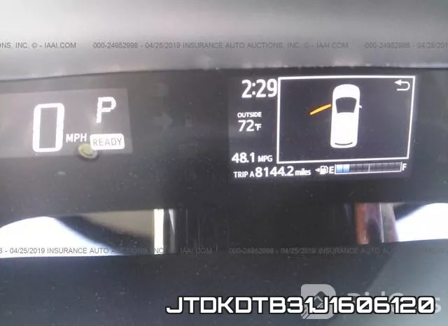 JTDKDTB31J1606120 фото 8