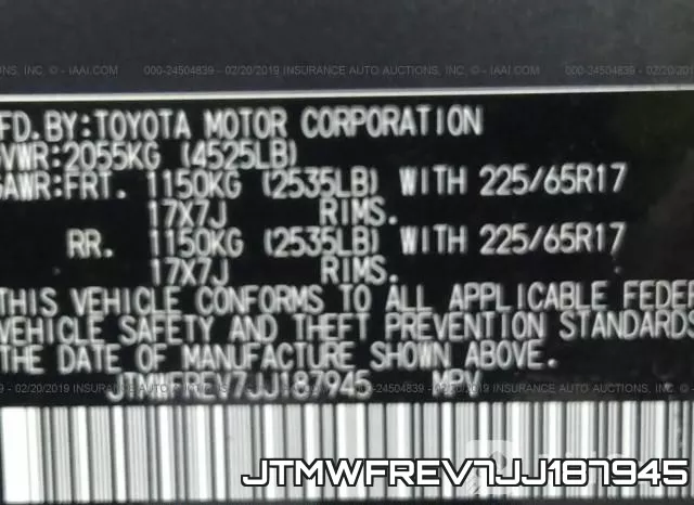 JTMWFREV7JJ187945 фото 10