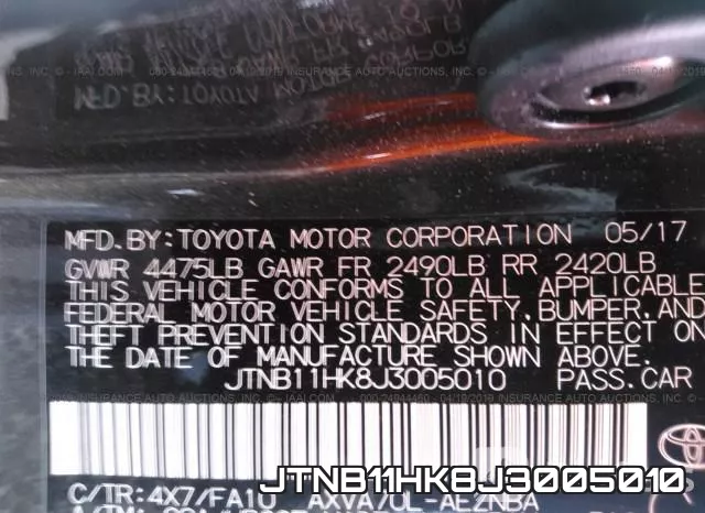 JTNB11HK8J3005010 фото 10