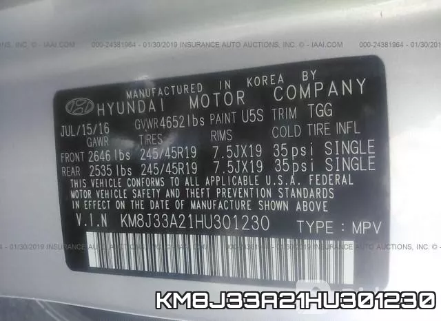KM8J33A21HU301230 фото 10