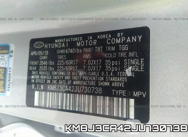 KM8J3CA42JU730738 фото 10