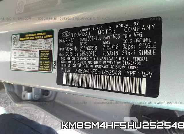 KM8SM4HF5HU252548 фото 10