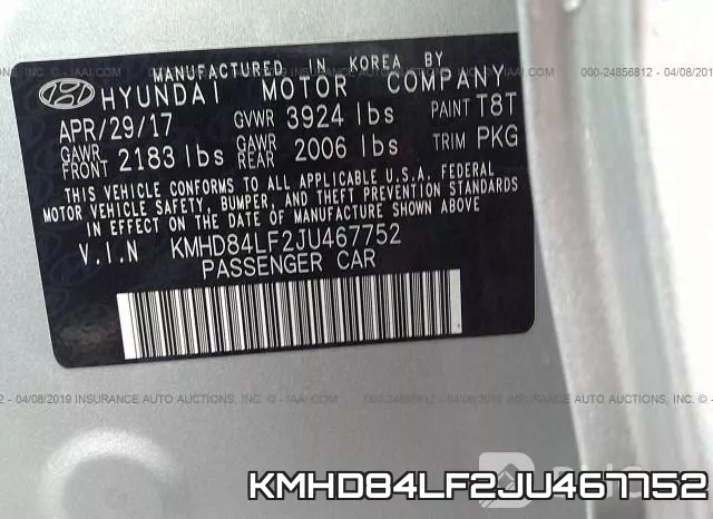 KMHD84LF2JU467752 фото 9