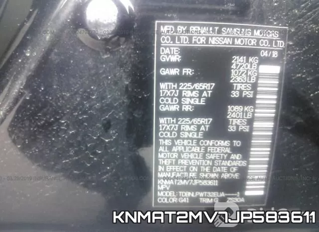 KNMAT2MV7JP583611 фото 10