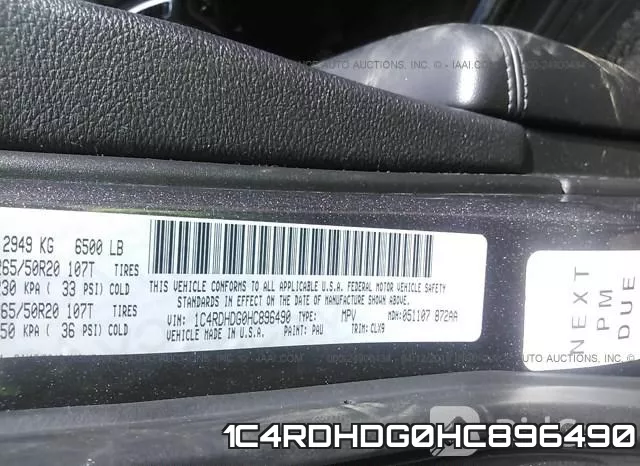 1C4RDHDG0HC896490 фото 10