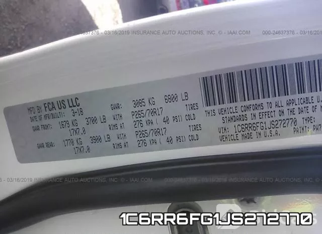 1C6RR6FG1JS272770 фото 10