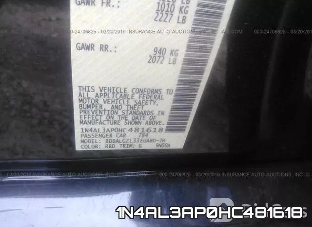 1N4AL3AP0HC481618 фото 10