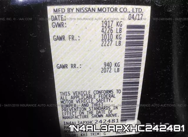 1N4AL3APXHC242481 фото 10