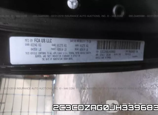2C3CDZAG0JH339683 фото 10