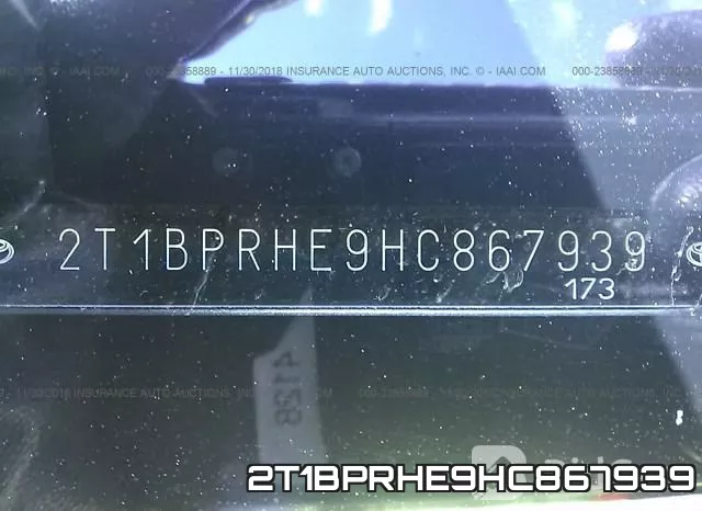 2T1BPRHE9HC867939 фото 10