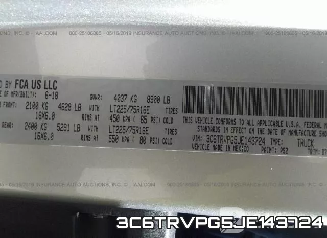 3C6TRVPG5JE143724 фото 10