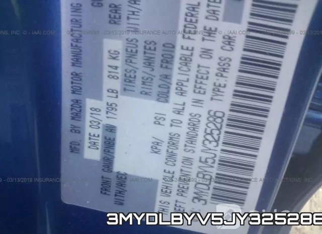3MYDLBYV5JY325286 фото 10