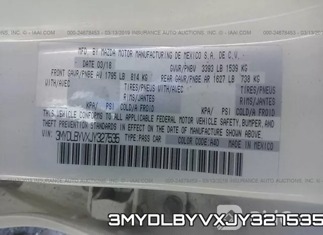 3MYDLBYVXJY327535 фото 10