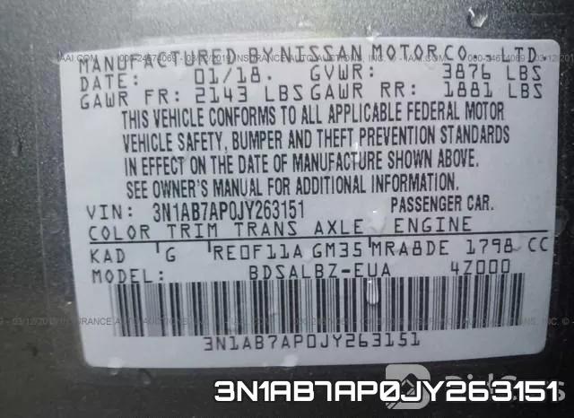 3N1AB7AP0JY263151 фото 10