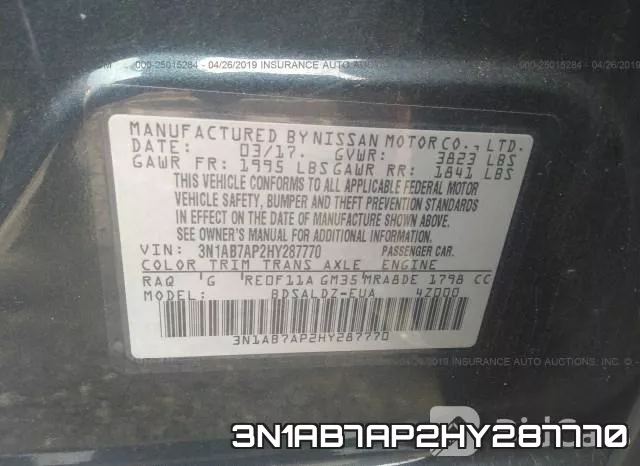 3N1AB7AP2HY287770 фото 10