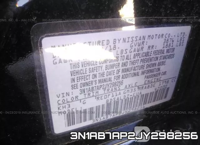3N1AB7AP2JY298256 фото 10