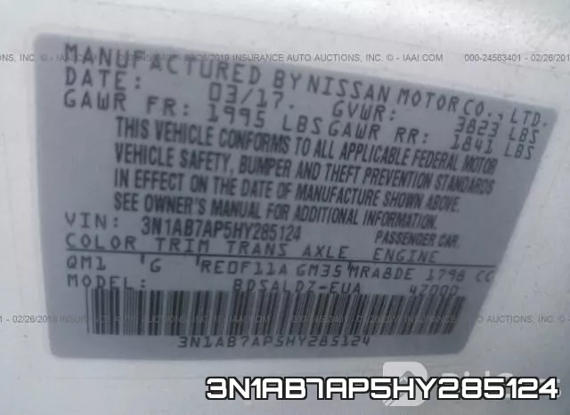3N1AB7AP5HY285124 фото 10