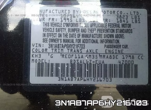 3N1AB7AP6HY216703 фото 10